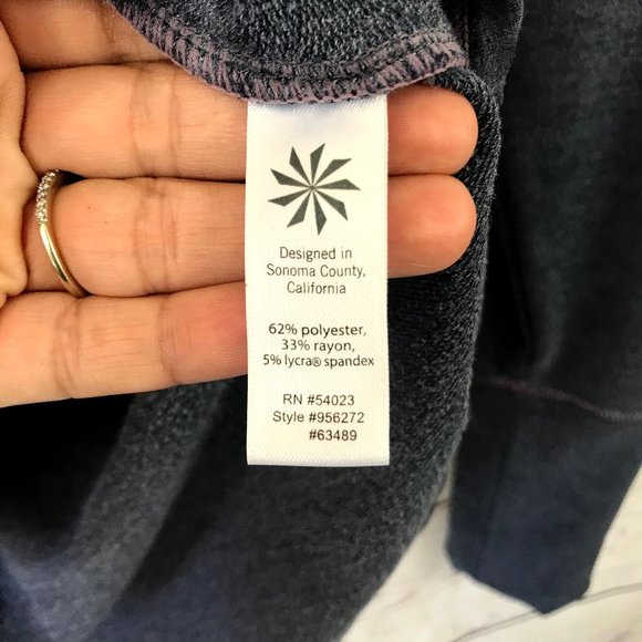 Athleta French Terry Sharkbite Top - Picture 6 of 7